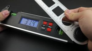 Digital Angle Finder Gauge Protractor Ruler Miter Angle Finder With Dual Spirit Level Inclinometer 0-270 Degree