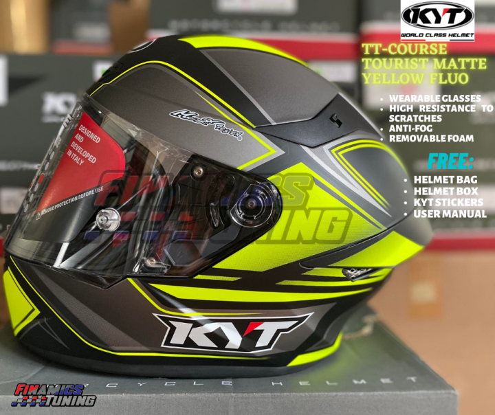 Kyt best sale helmet yellow