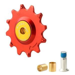 11/12/13/14t Xe Đạp Cùi đề sau bánh ròng rọc với giảm tay áo Vòng bi gốm bánh xe ròng rọc cho MTB xe đạp đường trường