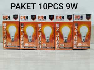 10 LAMPU BOHLAM LED / LAMPU LED PROLINE PUTIH GARANSI 1 TAHUN 5W-23W