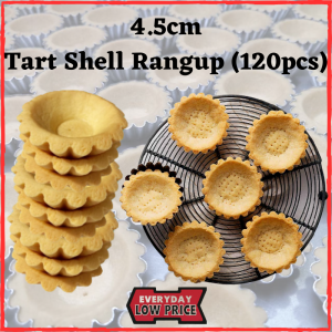 120pcs Tart Shell Mini 4.5cm readymade Shell Tart Rangup ready made Borong Kulit Tart Shell Supply