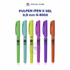 Pulpen Ipen X 12 0.5 MM Gel Pen Apel Satuan Pulpen Anti Macet / PB EDUKASI ANAK - PBNB