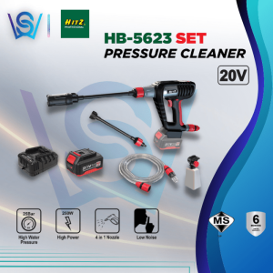 HITZ CORDLESS PRESSURE CLEANER 20V MODEL: HB-5623 SIRIM Washer Waterjet High Pressure Mesin Cuci Kereta Aircon
