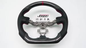 OnlyF U Carbon Fiber Steering Wheel Cover Replace For Nissan 370Z Fairlady Z Z34 2009 2010 2011 2012 2013 2014 2015 2016 2017 2018 2019 3M8Q4
