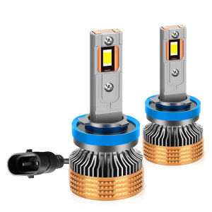 Roadsun 1 Pair H4 H7 Led Headlamp Car 220W H1 H11 9005 9006 HB3 HB4 9012 4-Copper Tube Headlight Bulbs 12/24V 29000LM 6000K White Super Bright CSP Chips Turbo Fog Lamp Motor With Fan Cooling Canbus No Error Plug And Play Waterproof