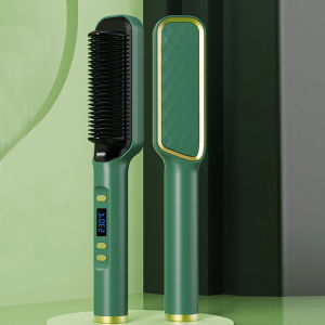 LCD dualpurpose curling comb negative ion LCD splint lazy curling iron hair curling hair anion comb/Liquid crystal dualuse anion electric curling comb lazy curling iron/LCD negative ion curling comb dualuse lazy