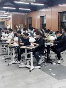 Pet simulation hair  beauty fake beautician practicing dog standard poodle full body  skeleton model dog forgrooming