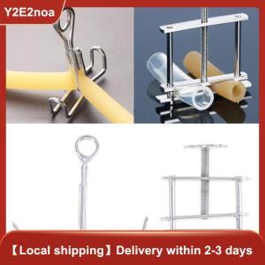 【Y2E2noa】 Lab Hoffman Tubing Clip Clamp Water Stopper Spiral Hose Clip For Rubber Hose Liquid Flow Adjust Pinchcock Control Clip