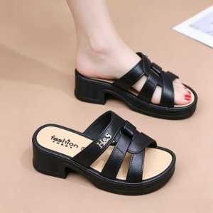 [Free Shipping] New Fashionable And Trendy Wedge-Heeled WomenS Sandals Comfortable And Soft Suitable For Outdoor Wear Beach-Friendly Non-Slip Round-Toe And Open-Toe Design