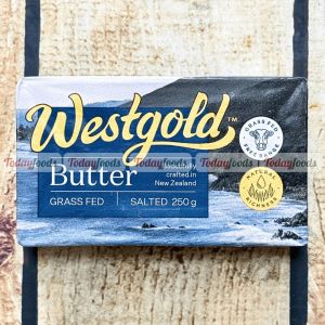 Bơ Westgold Grass Fed 250g (Mặn / Lạt) – Bơ New Zealand từ kem sữa bò béo thơm tự nhiên