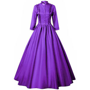 Đầm dạ hội nữ cỡ lớn phong cách Gothic thời Victoria trang phục hóa trang Nữ hoàng trên cosplay