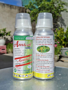 (Chai 240ml) Thuốc trừ bệnh Amicol 360EC Phòng & Trị Lem lép hạt trên lúa. Có Amicol - Không còn lo bệnh.