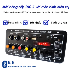 Bộ khuếch đại âm thanh Bluetooth Bộ khuếch đại Karaoke Loa siêu trầm công suất cao BT-298A - Bộ khuếch đại Bluetooth gi