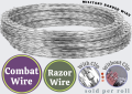 Combat Wire ▪️ Military Barbed Wire ▪️ Razor Wire ▪️ Blade Wire▪️ Security Wire for Farm House Fence. 