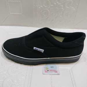 SEPATU PX STYLE 128P179 PRIAWANITA/SEPATU KERJA CANVAS PUTIH DAN HITAM