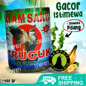 SEMPATI Alam Sakti Trucuk Pisang Rumput Laut Pur Voer Pakan Makanan Burung Trucuk Trucukan Cucak Jalak Anis Pakan Burung Trucuk Full Vitamin Mineral Anti Stress
