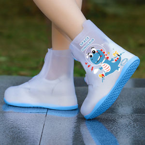 Christmas gifts Halloween 2025 Kuromi Childrens Casual Rain Shoe Cover Sanrio New Girl Kawaii Cartoon Foot Cover Student High Elasticity Rain Shoe Cover