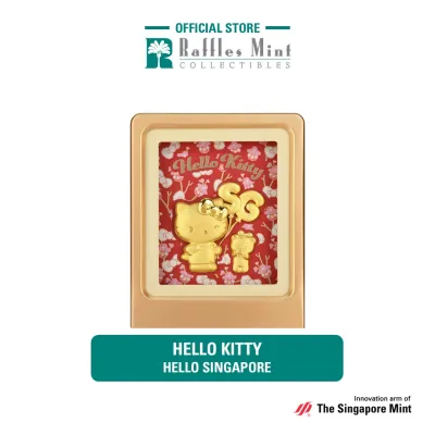 Sanrio Hello Singapore 24K Gold Foil in Frame (Hello Kitty / Kuromi / Cinnamoroll) [The Singapore Mint]