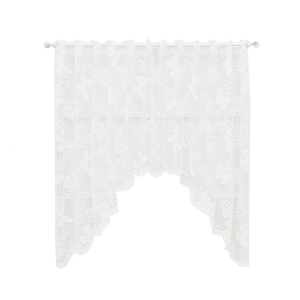 Florals Laces Curtain Panel for Living Room Bedroom or Dining Area Enhancing Elegances and Privacy