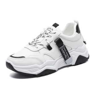 LADANG ONLINE - Sepatu Wanita Sneaker WANWOO Fashion Korea Sepatu Sport Lace Up DR-96 Bisa COD