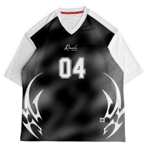 JERSEY KAOS OVERSIZE RAVL BKSMOKE04 - JERSEY OVERSIZE KOREA - JERSEY KAOS OVERSIZE NUMBER SERIES - JERSEY KAOS RETRO VINTAGE PREMIUM