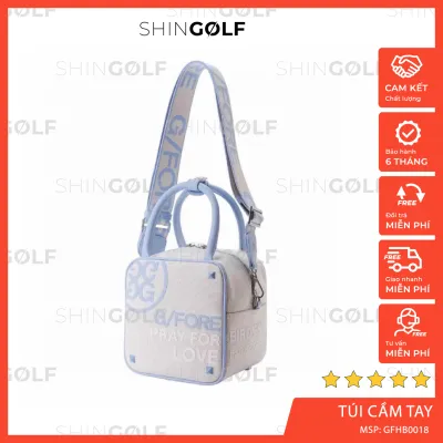 Túi xách golf G.F vải canvas cao cấp phối da thời trang quai đeo bản to thời trang