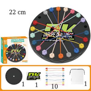 Đồ chơi gỡ rối dây BRAINY KNOTS trò trí tuệ cho bé mới nhất 2025
