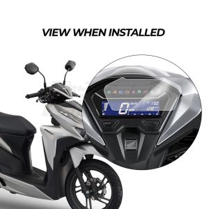 HONDA CLICK V3 CLICK V2 SPEEDOMETER GAUGE 9D CERAMIC SCREEN PROTECTOR ANTI-SCRATCH CLEAR / SMOKE