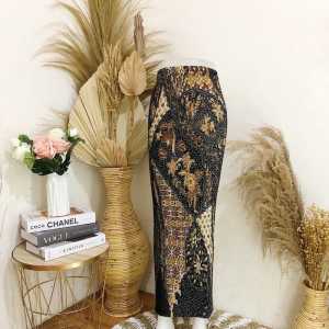 Naily kebaya - Rok plisket batik jumbo motif floral terbaru
