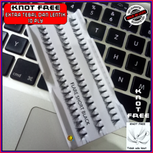 Bulu mata tanam Knot free Lentik dan tebal