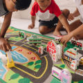(ของแท้ USA) พรมเด็ก ห้องเด็ก ขนาด 112 x 66 cm Paw Patrol Chase Deluxe Rug Melissa & Doug ซักได้ รุ่น  33273. 