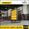 Stanley Rolling Steel Cabinet 6 Drawers Rolling Tool Box Tool Cabinet Mobile Tool Organizer 74-320. 