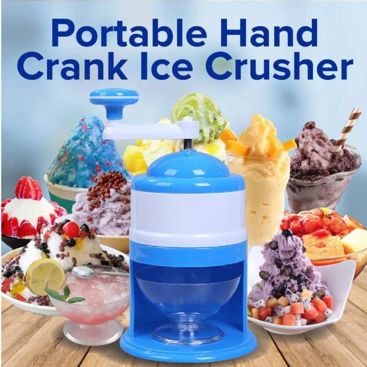 Ice Crusher ABC Maker Ice Crusher Shaved Ice Machine Manual Portable ...
