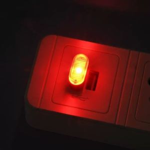 JIMEIXIAN01 Colorful Car Interior Light USB Powered Plug and Play USB Night Light Portable Neon Style Emergency Lighting Lamp for Car Interior