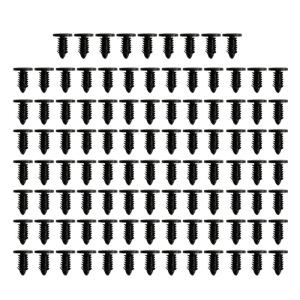 100 Pcs Plastic Rivets Fasteners with 4.5mm Diameter Suitable for Small Ceiling Clip Tree Rivet Barb Buckle for Car Roof