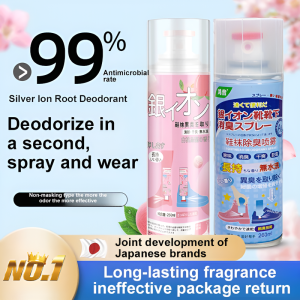 Deodorant Spray Durable Deodorizer Quick Drying and Deodorizing Total Protection Cleaning Non-irritating