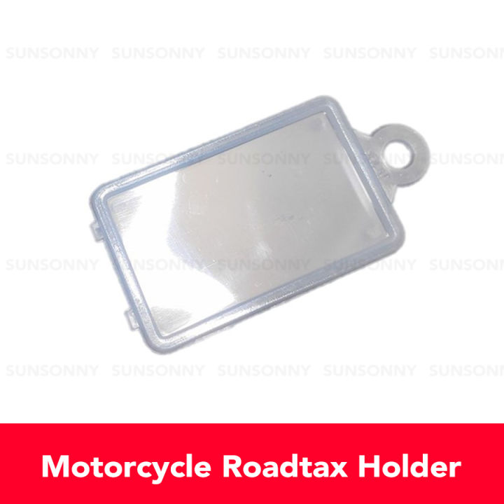 Road Tax Holder Cover Roadtax Motorcycle Motorsikal Motor Bike Cukai