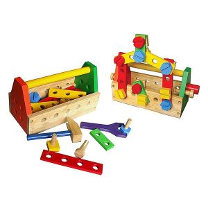 Đồ chơi dụng cụ sửa chữa gia đình bằng gỗ đồ chơi dụng cụ cơ khí gỗ hướng nghiệp giáo dục cho bé