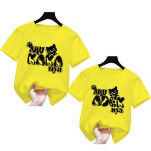 Kaos Couple Adik Kakak Desain Lucu & Unik Motif Aku Adiknya Aku Kakaknya Usia 1-12 Tahun