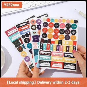 【Local shipping】 2026 Yearly Wall Calendar Poster With Stickers Large Planning Schedule Home Office Organization Time Management Tool Schedule