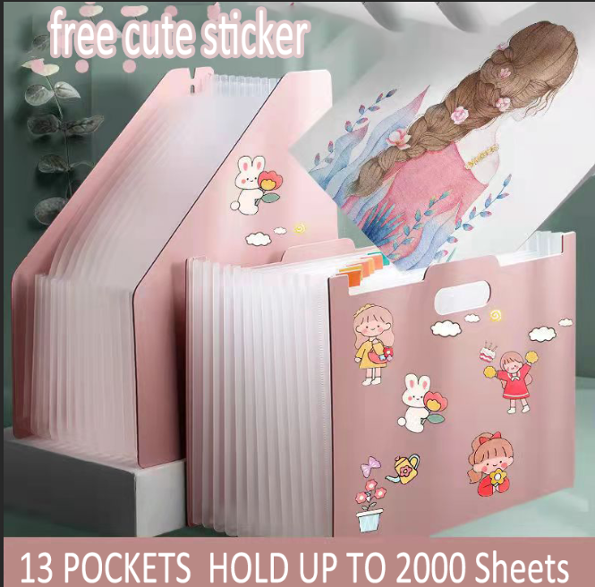 Box File Storage Sticker Design 【LOCAL】Free stickers🔥 A4 File Folder Document Portable Organizer ...