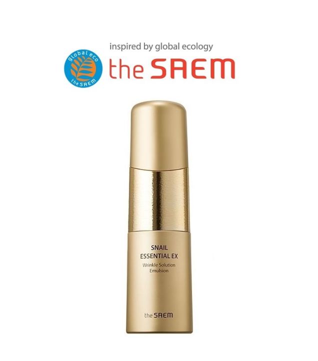 [THE SAEM] Snail Essential EX Wrinkle Solution Emulsion 150ml | Lazada