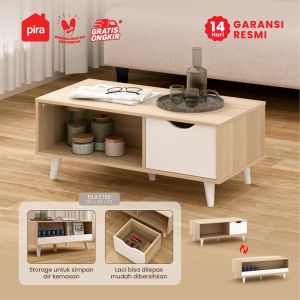 PIRA METROPOLIS -  FUJI CT80 Meja Tamu / Meja Ruang Tamu