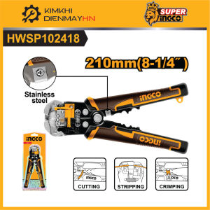 Kìm tuốt dây điện đa năng INGCO HWSP102418