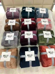 Chăn Lông Tuyết Muji Xuất Nhật Cao Cấp Mềm Mịn không rụng lông  Tiện Dụng 2mx2m3