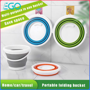 5L/10L Foldable Bucket Collapsible Basin Bowl for Travel Camping Hiking Fishing folding