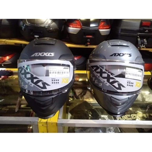 full face helmet dual visor (AXXIS) Lazada PH