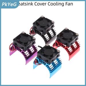 PkYeG 1PC RC xe điện 540 3650 3660 không chổi than động cơ tản nhiệt Bìa quạt làm mát cho 1 10 1 12124017 124016 bộ phận