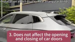 dncnf For Hyundai Tucson TL 2016~2021 2017 2018 2019 2020 Car Rear Window Triangle Shutters Cover Side Vent Modified Accessories 5Y6Z3