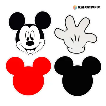 mickey mouse body parts clipart for kids